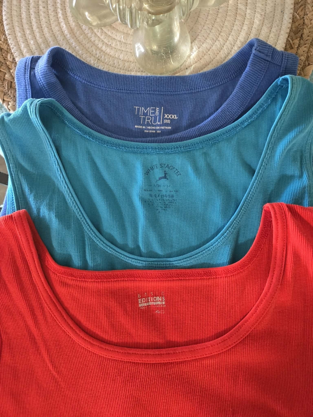 Womens Blue And Red Tank Tops – Comfortable Everyday Layering